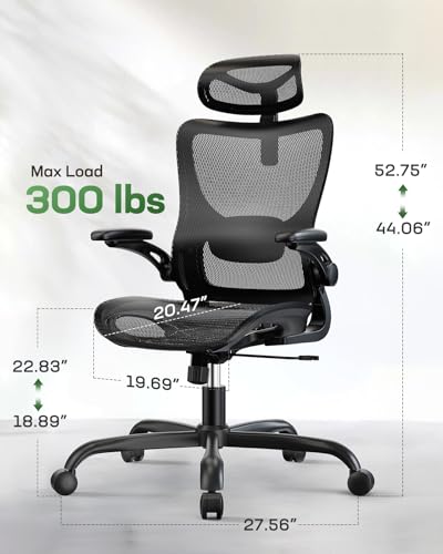 Ergonomic Mesh High Back Office Chair with Lumbar Support J94584