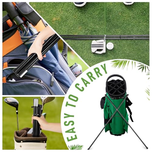Black Golf Bag Stand Attachment with Carry Bag Q996