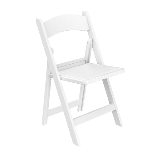 4 Pack Resin Folding Chair with Vinyl Padded Seat F893