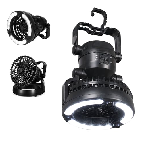 Portable Camping Light with Ceiling Fan H199