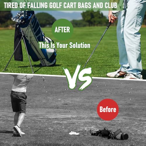 Black Golf Bag Stand Attachment with Carry Bag Q996