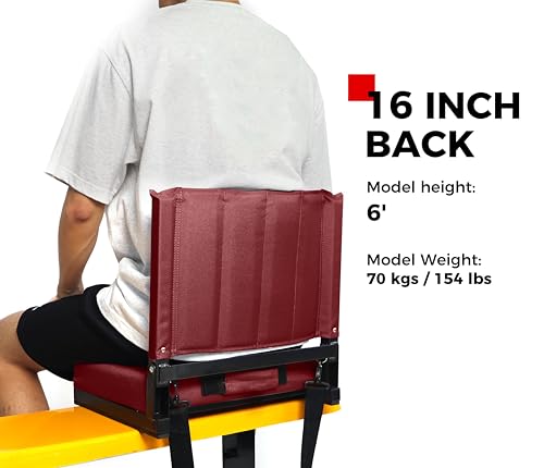 Stadium Seats with Back Support and Cushion P7366