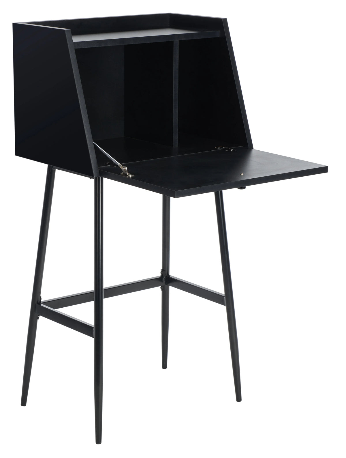 Black Modern Secretary Writing Desk L3444