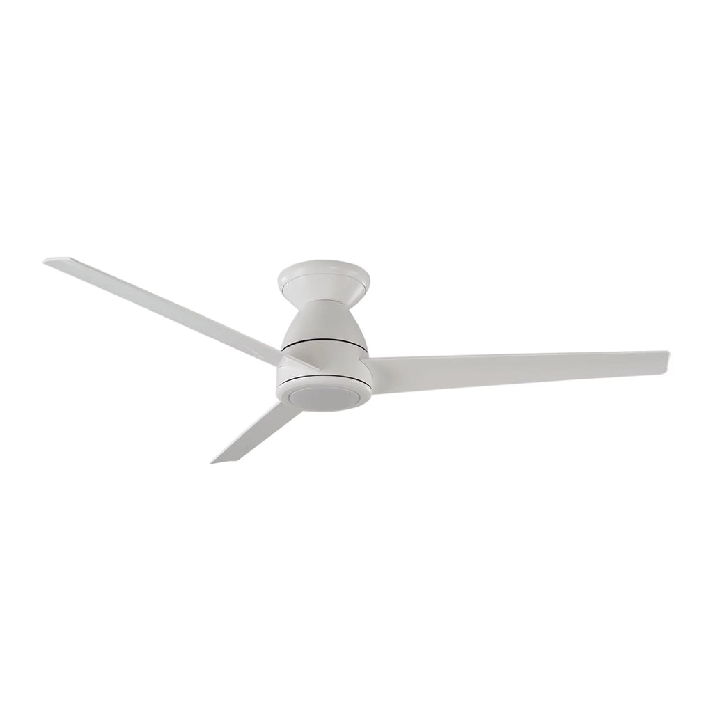 Matte White 52in 3-Blade Smart Ceiling Fan with LED Light Kit and Remote Control M299