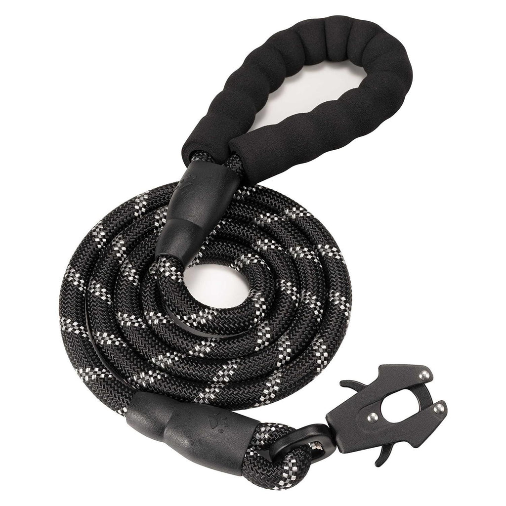 Heavy Duty Reflective Nylon Dog Leash with Aluminum Locking Clip S428226