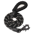 Heavy Duty Reflective Nylon Dog Leash with Aluminum Locking Clip S428226