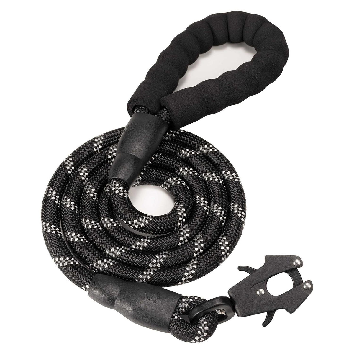 Heavy Duty Reflective Nylon Dog Leash with Aluminum Locking Clip S428226