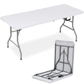 White 6ft Plastic Folding Table X236