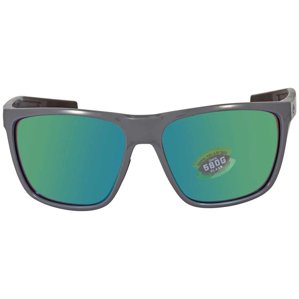 Green Mirror Polarized Glass Men's Sunglasses U64553