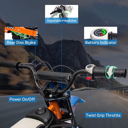 24V 250W Kids Electric Dirt Bike with Air-Filled Tires I368