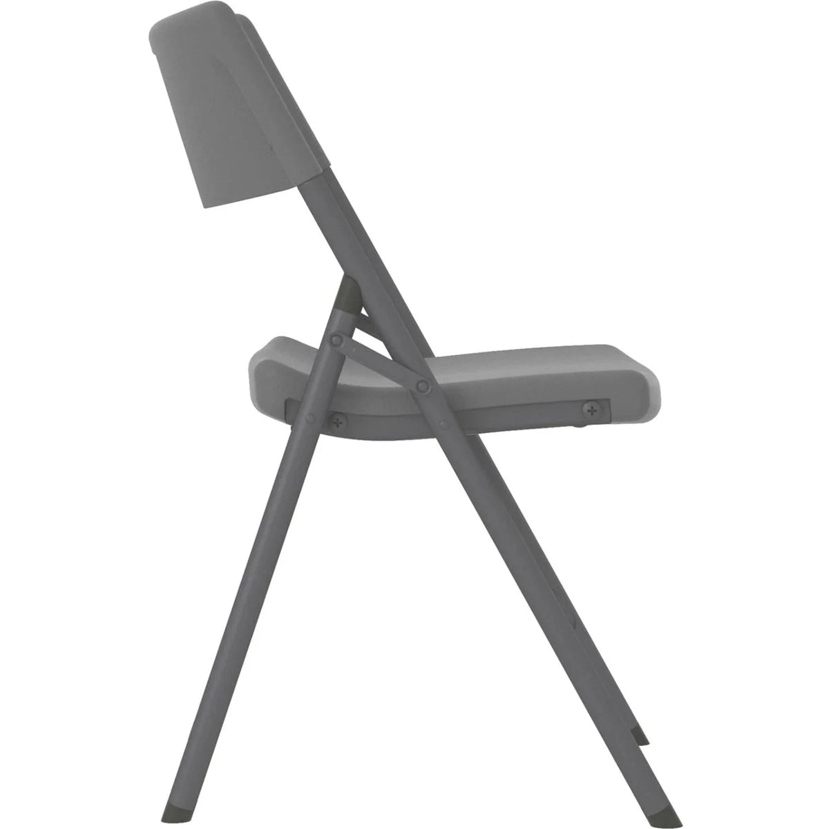 Folding Chair, Gray - Pack of 4 F301