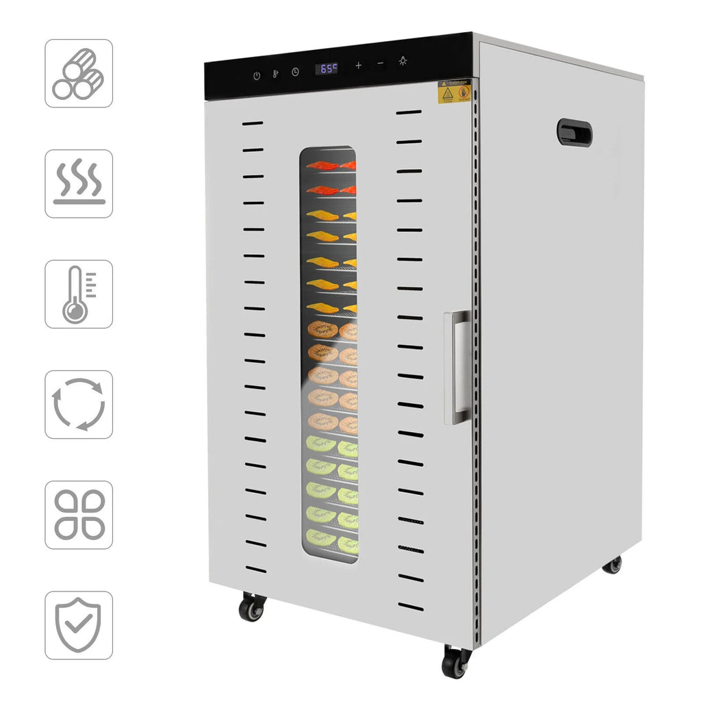 1700W Food Dehydrator with 20 Stainless Steel Trays O4897