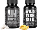 Magnesium Complex & Fish Oil Omega 3 Supplements Y111