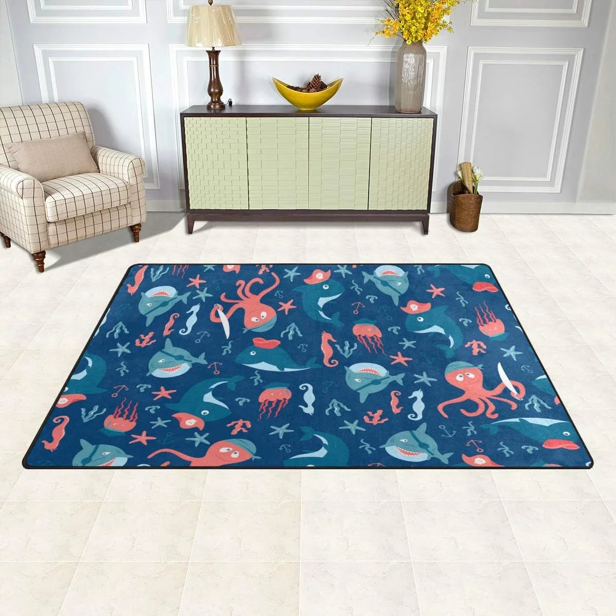 Lightweight Soft Area Rug 60 x 39 inch K272790