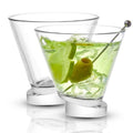 Aqua Vitae Round Martini Glasses Set of 2 Z570960