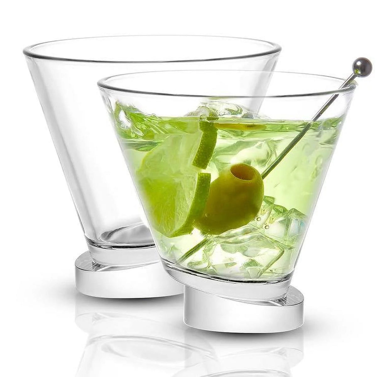 Aqua Vitae Round Martini Glasses Set of 2 Z570960