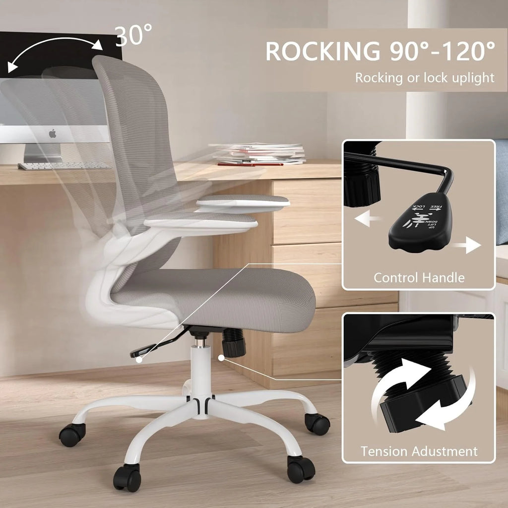 Ergonomic Mesh Office Chair with Flip-up Arms M505