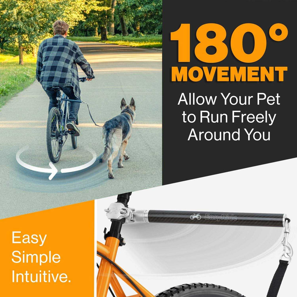 Rotating Dog Bike Leash With Shock Absorbers N400