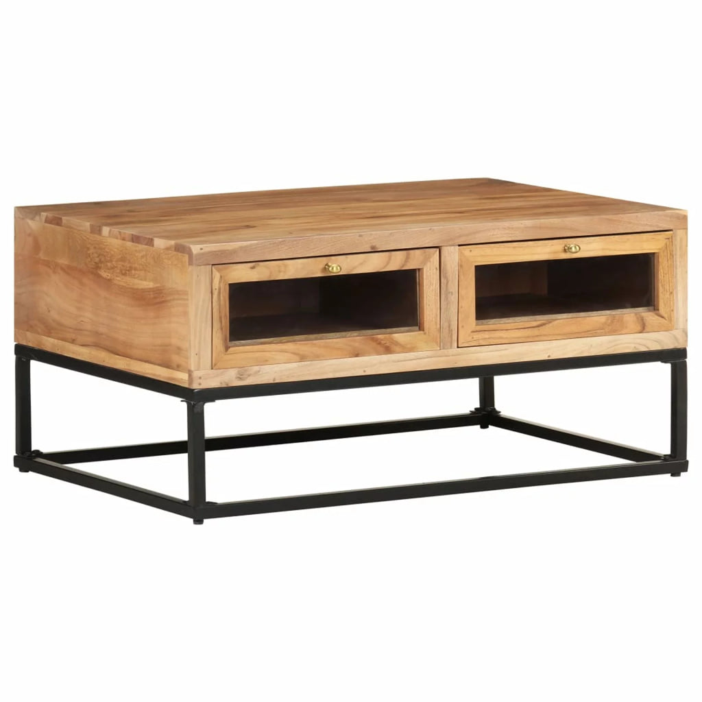 Coffee Table Solid Acacia Wood End Side Table I6329