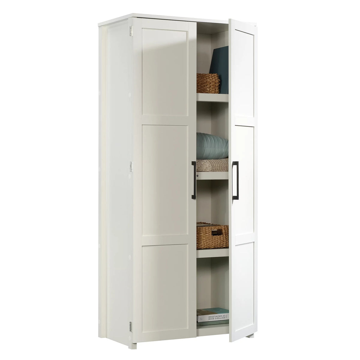 69" Tall 4-Shelf Wood Storage Cabinet C550815