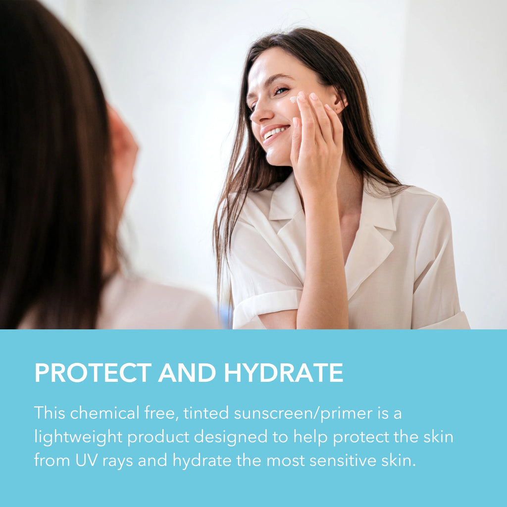 SPF 30 Tinted Sunscreen with Titanium Dioxide, Zinc Oxide E45679