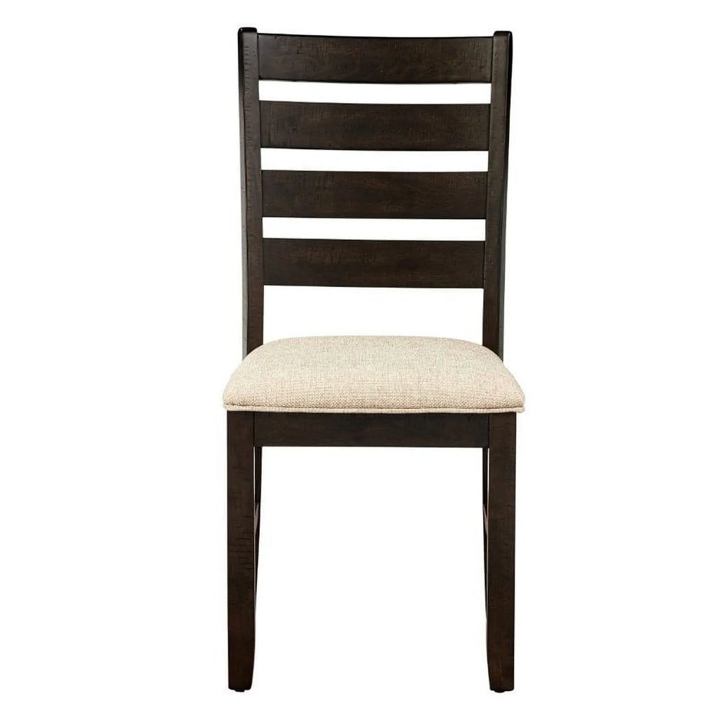 Brown 7 Piece Wood Dining Set A63351