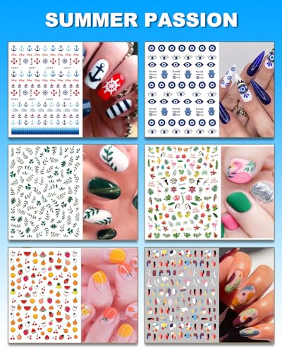 Christmas Nail Wraps Self-Adhesive Glitter Nail Art Decals with Nail File D24145