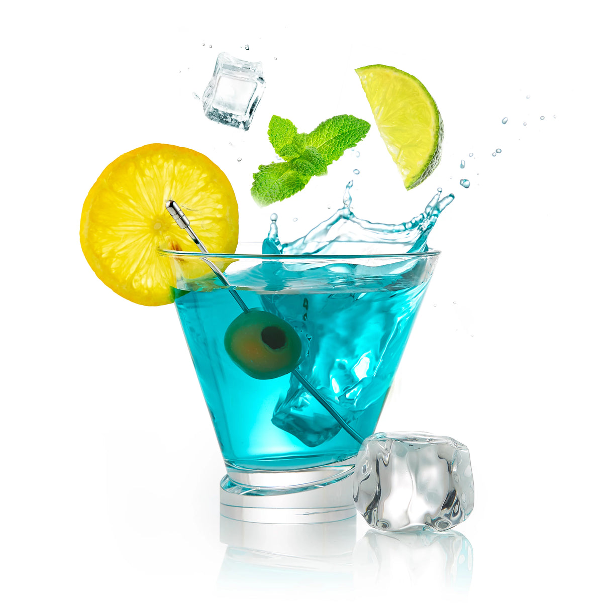 Aqua Vitae Round Martini Glasses Set of 2 Z570960