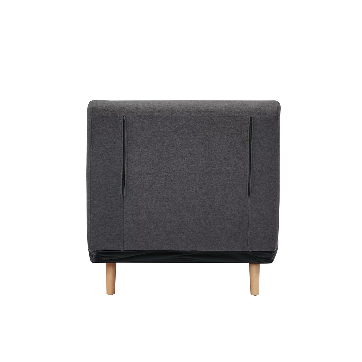 Dark Gray Futon Chair Set of 2 X9558