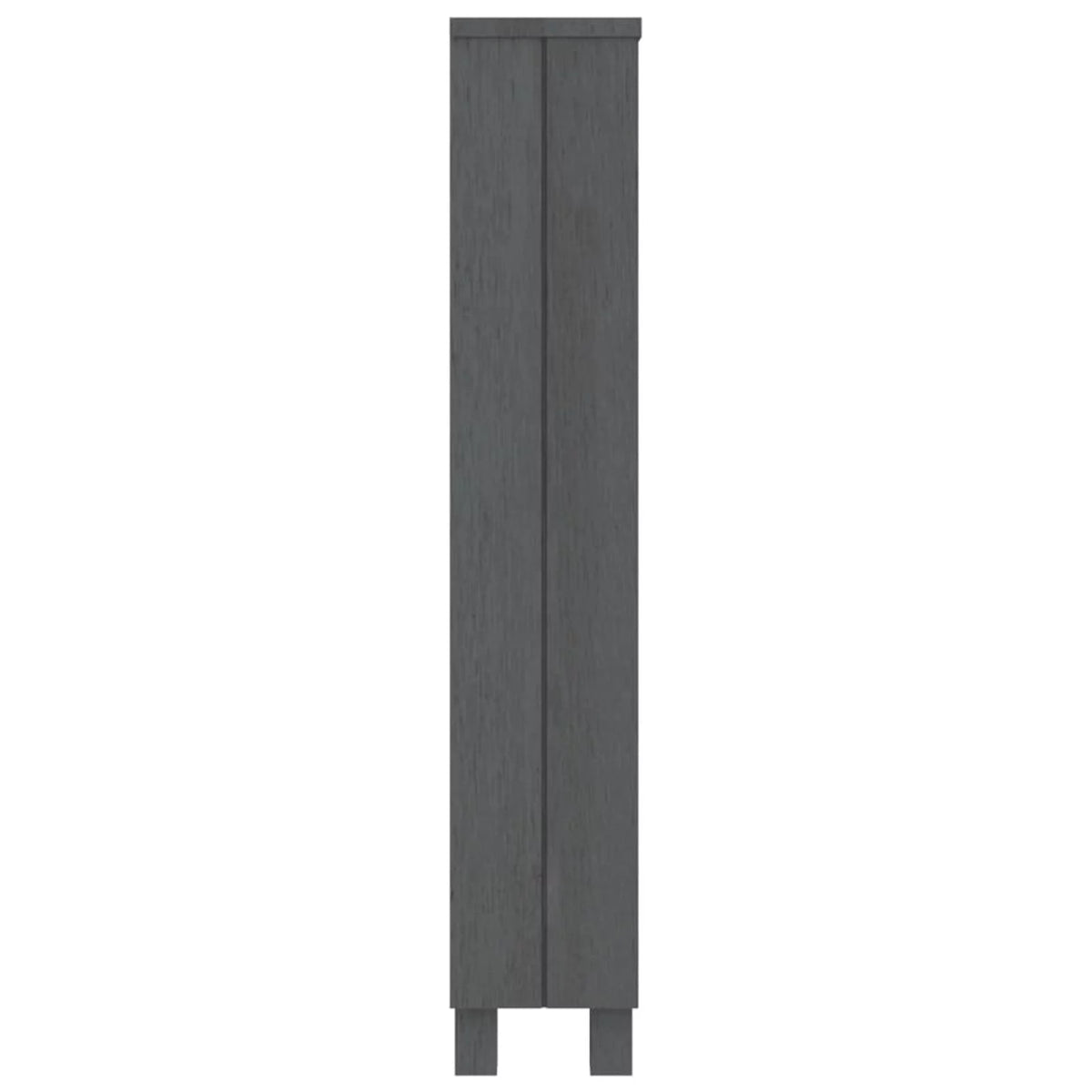 Dark Gray Solid Wood Pine Cabinet L46656
