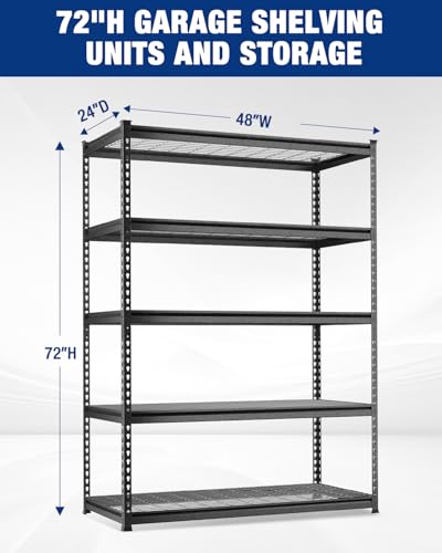 5-Tier Heavy Duty Metal Shelving Unit Q220790