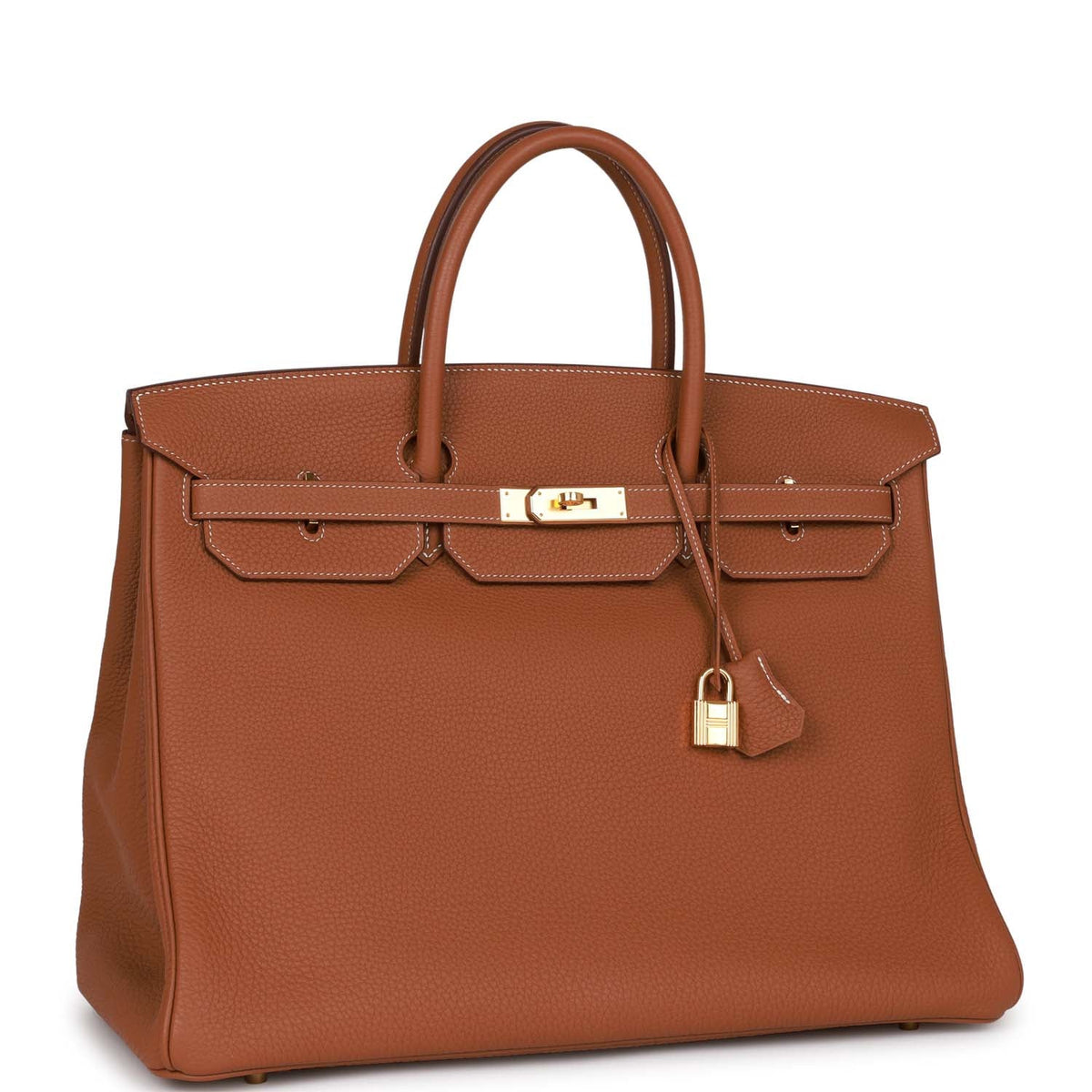 Pre-owned Gold Togo Leather Bag L1870