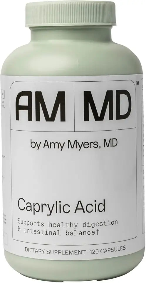 Caprylic Acid Capsules 800 mg 120 Vegan Capsules W4503