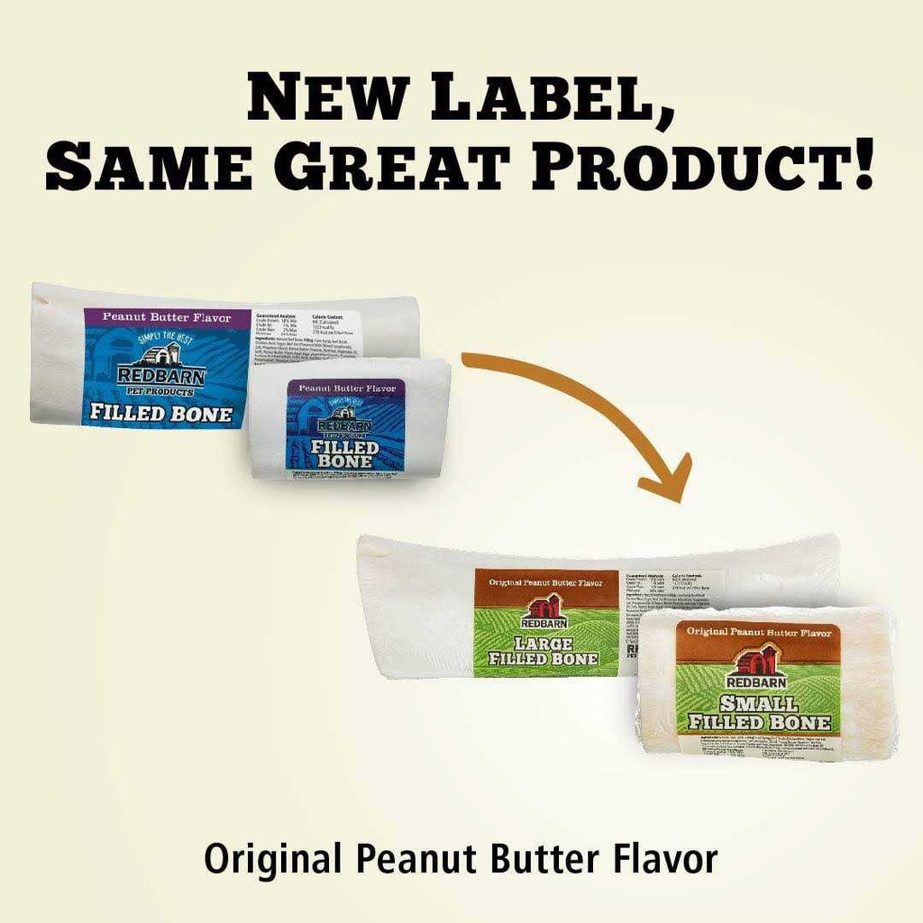 Peanut Butter Filled Bones Dog Treats Q6272