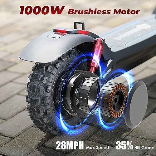 Electric Scooter 11" Off Road Tires 1000W Motor Foldable A4853