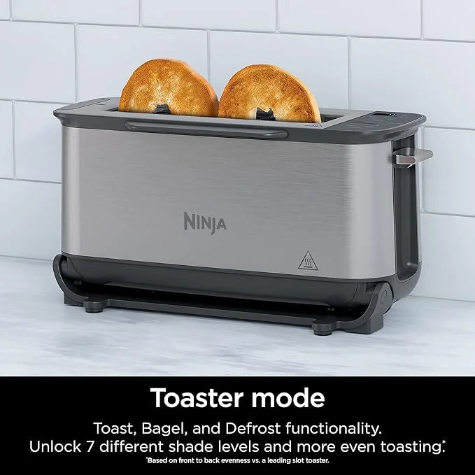 Open Box 2-IN-1 Compact Toaster Oven Stainless Steel C511620