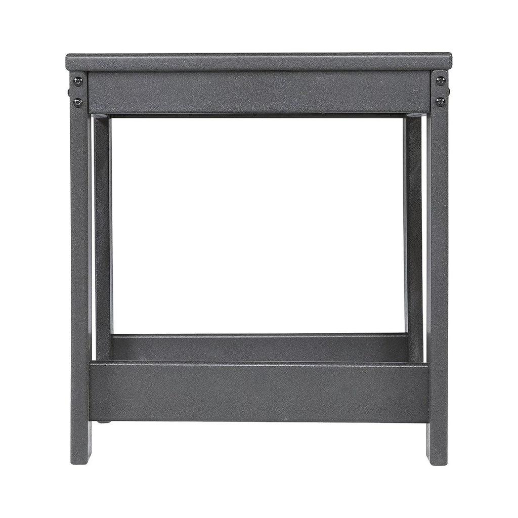 Charcoal Gray Outdoor End Table W858
