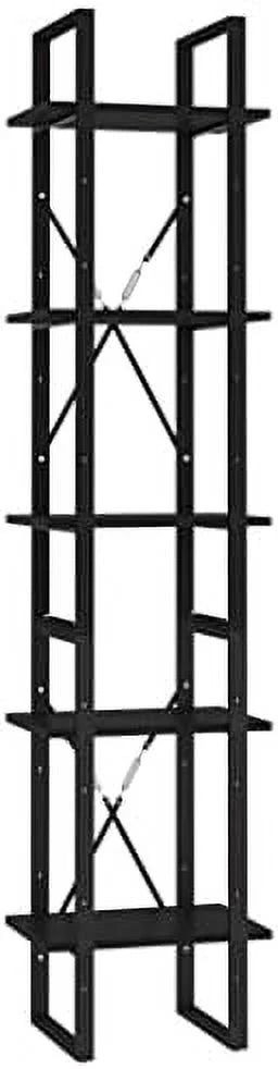5-Tier Sonoma Oak Engineered Wood Book Cabinet G9432