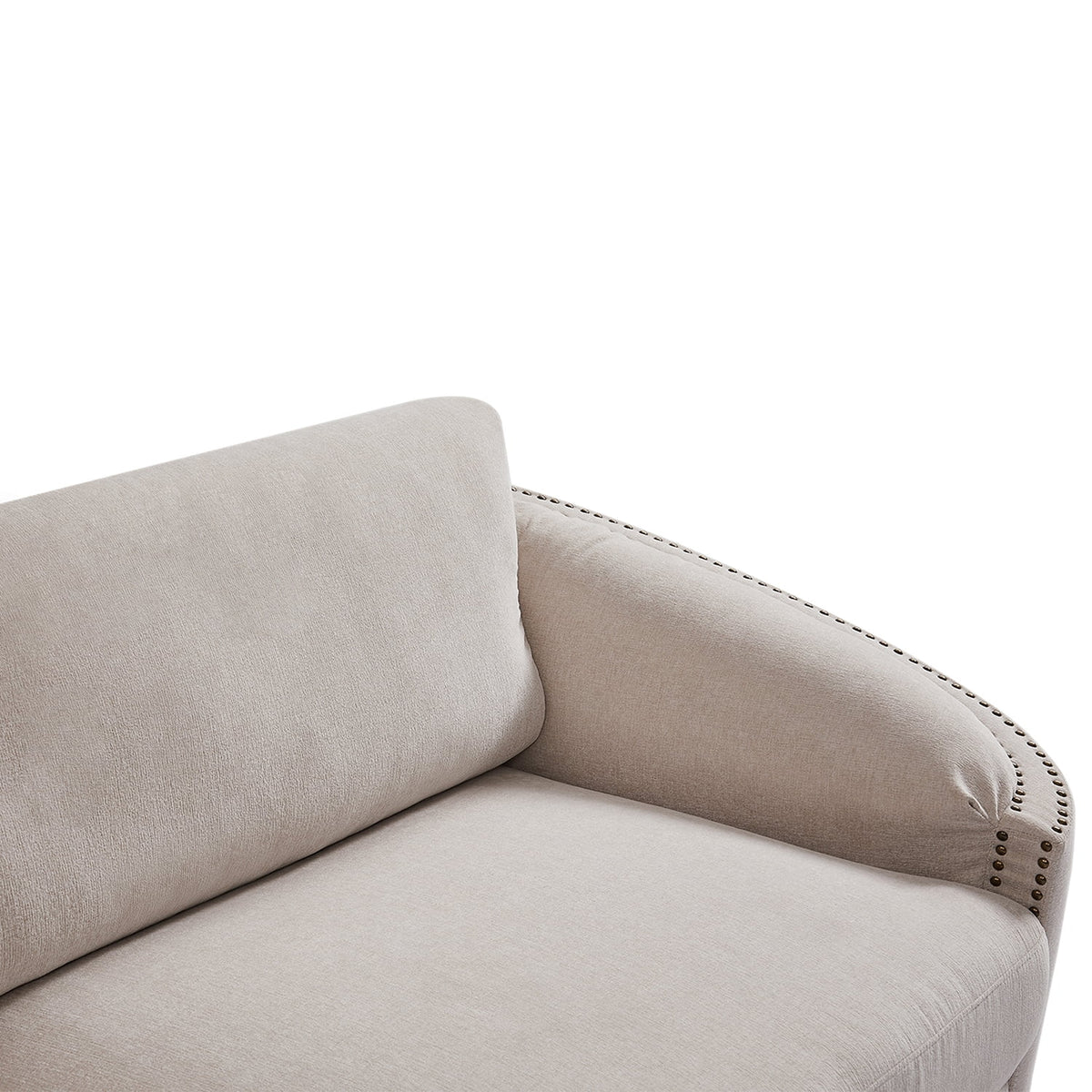 Beige 2 Seat Loveseat Sofa S428