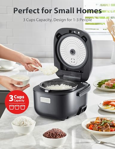 White 3 Cups Mini Rice Cooker K771211