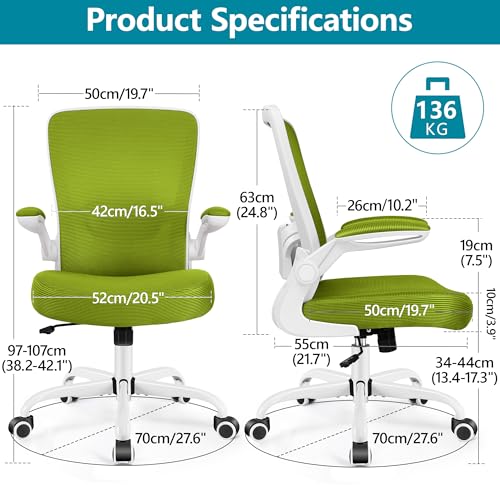 Ergonomic Mesh Office Chair with Lumbar Support Black O7267