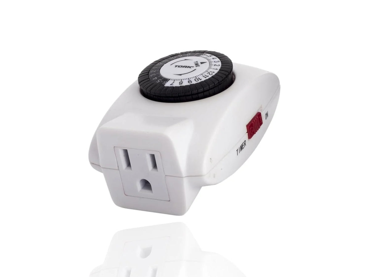 Heavy-Duty Indoor 15-Amp 24-Hour Mechanical Plug-In Air Conditioner And Appliance Timer Y1951