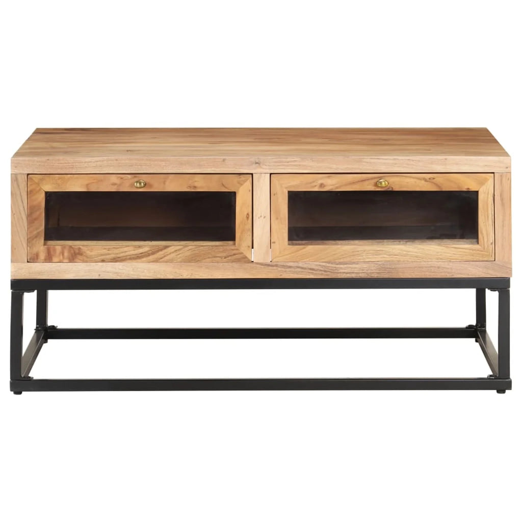 Coffee Table Solid Acacia Wood End Side Table I6329