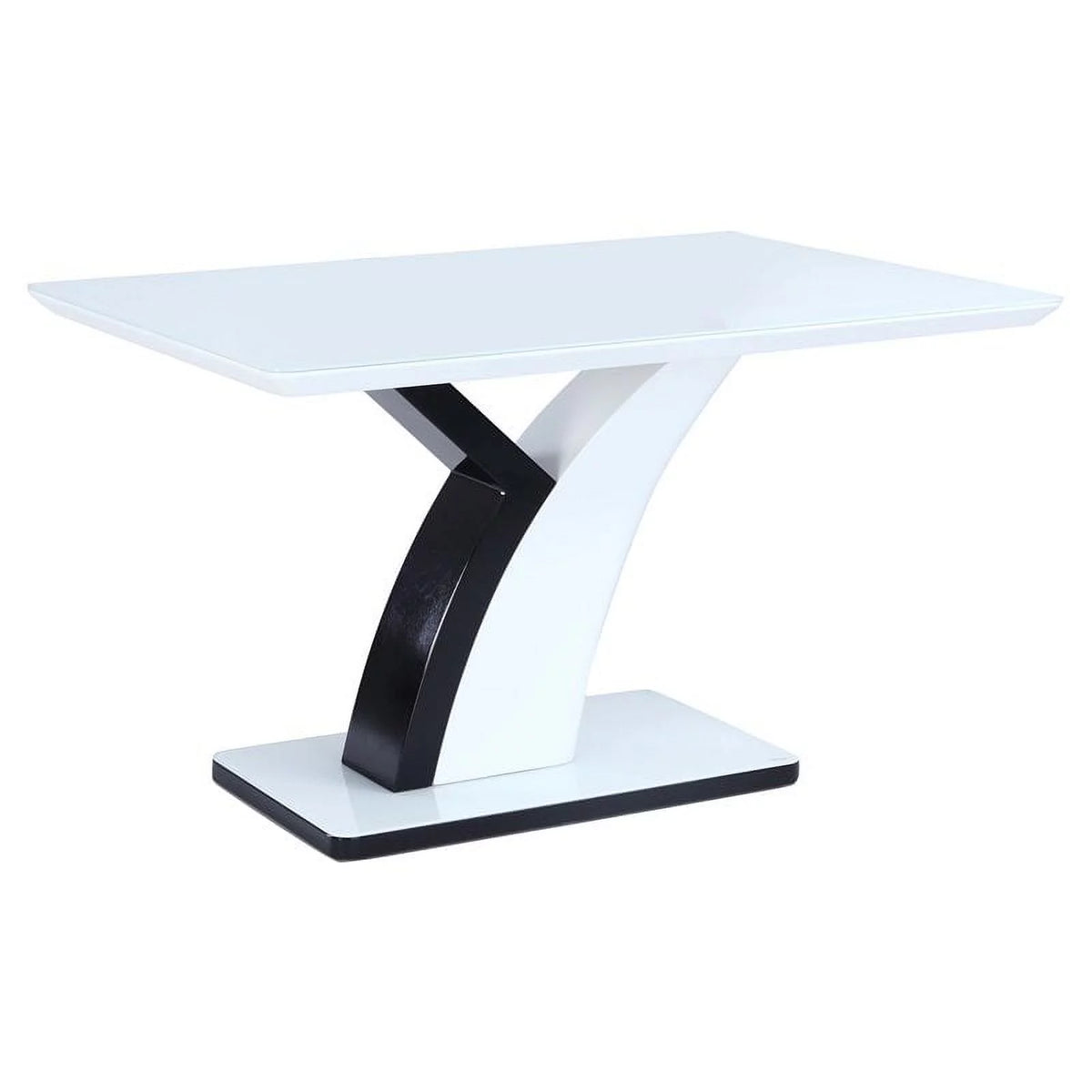 52" Steel and Starphire Glass Dining Table V50706