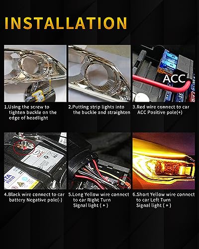 24Inch RGB LED Daytime Running Lights 2-Pack W77540