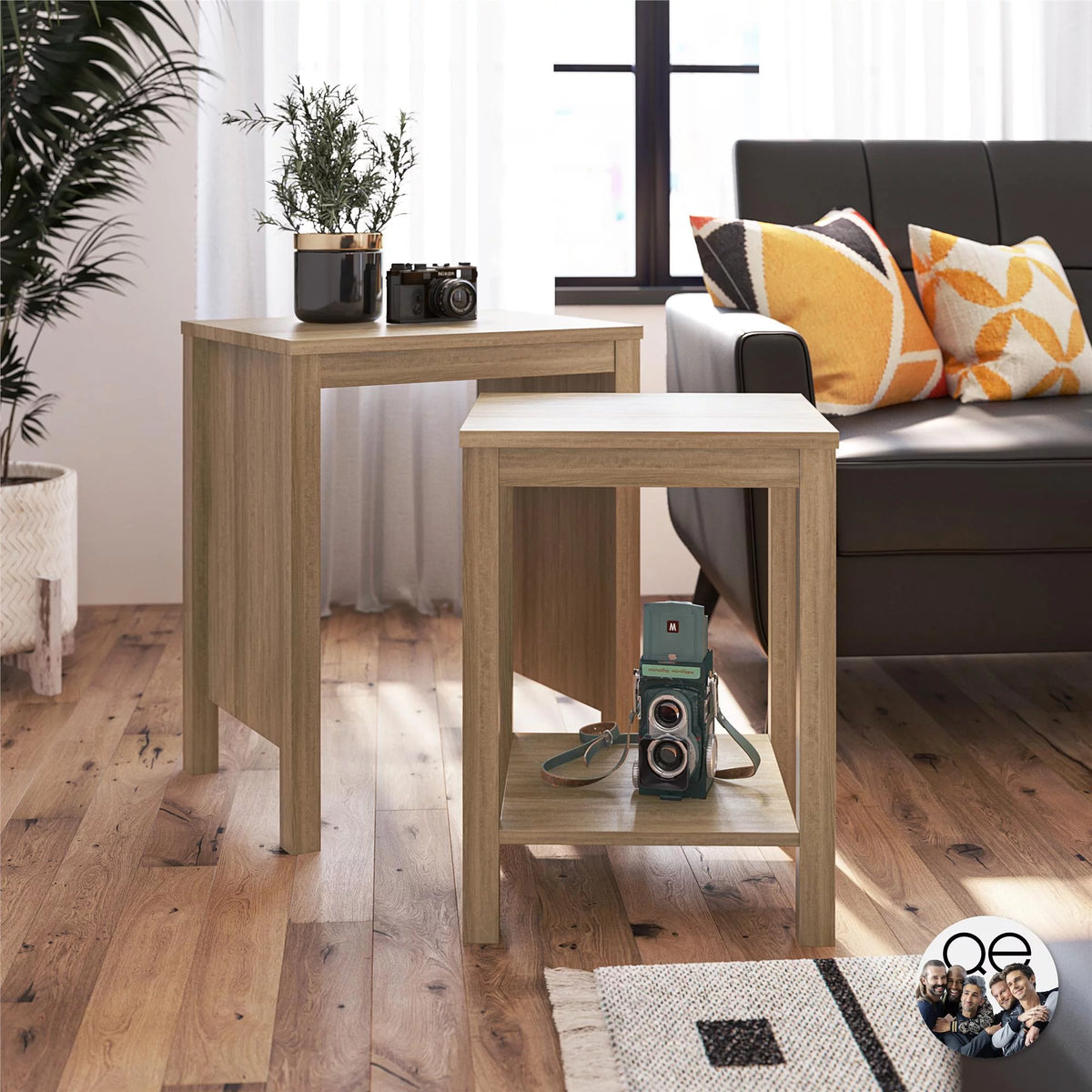 Nesting Tables Set of 2 Natural M554