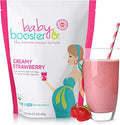 Creamy Strawberry Prenatal Vitamin Supplement and Protein Shake, Caffeine Free, Vegetarian DHA, 1 lb J137