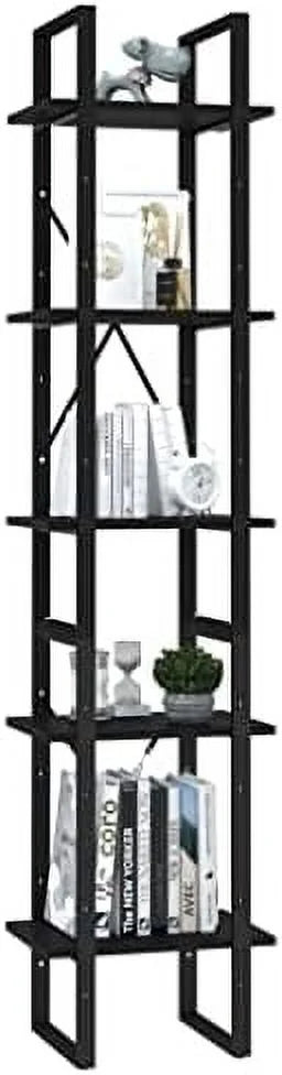 5-Tier Sonoma Oak Engineered Wood Book Cabinet G9432