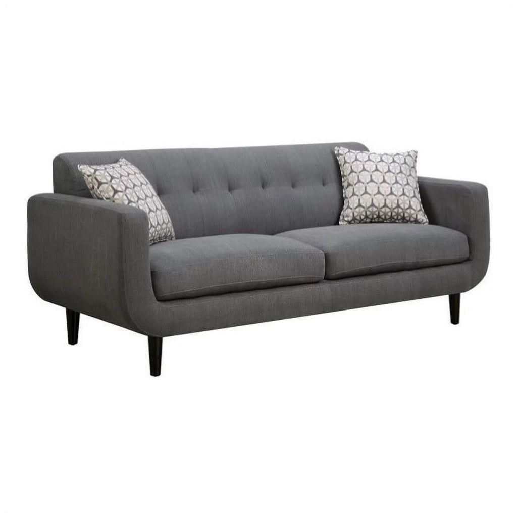 Grey Tufted Back Sofa A459418