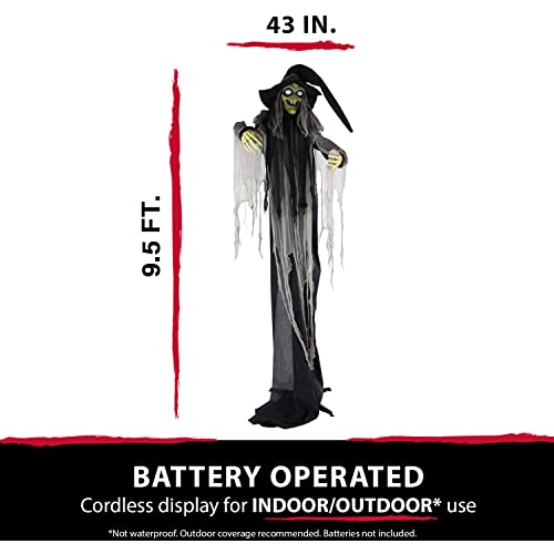 Life-Size Talking 3 Witches with Cauldron Halloween Animatronic I3708